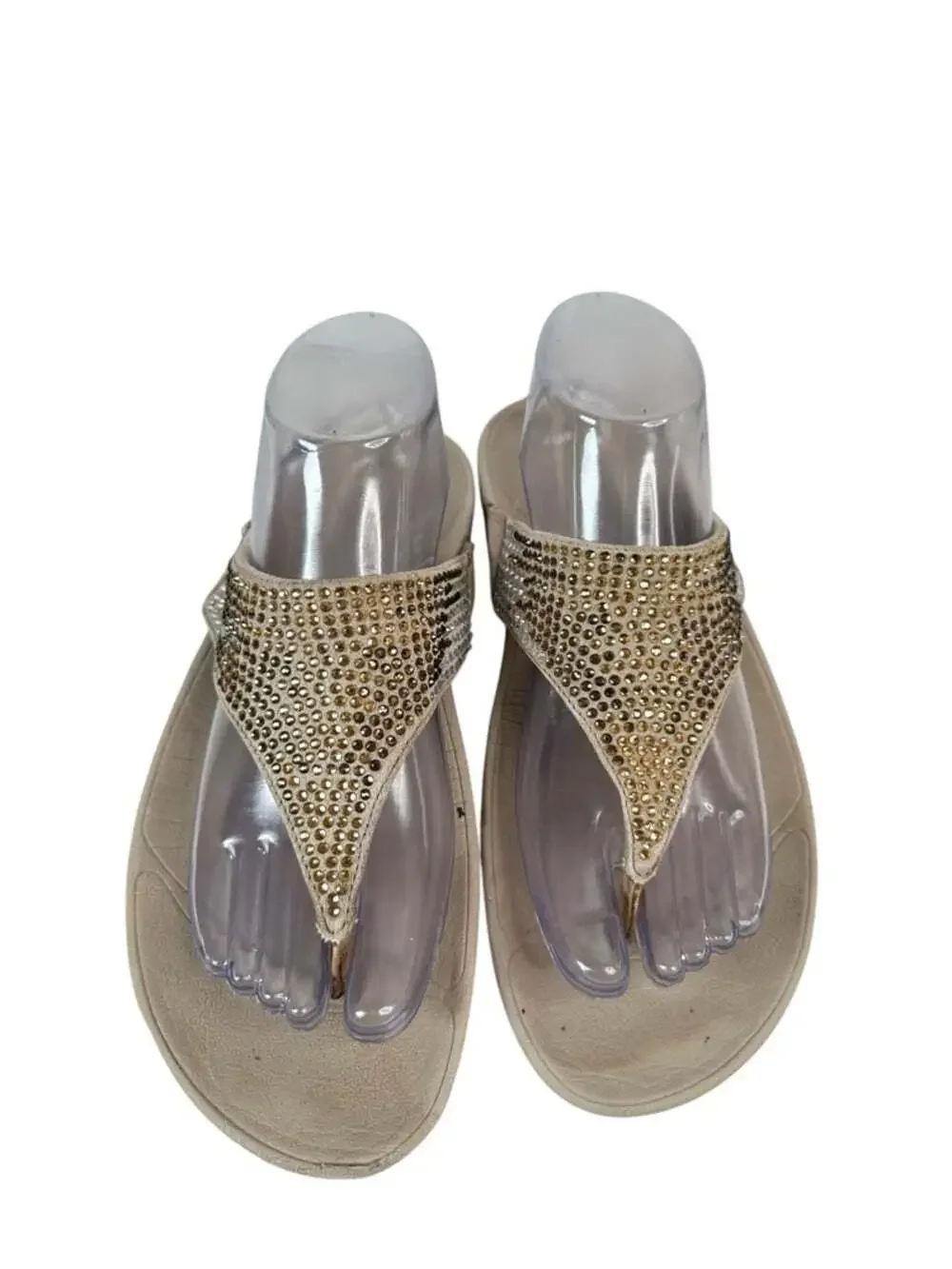 Fitflop cushioned stylish metallic
